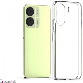 Silikoninis ploniausias dėklas - permatomas (Xiaomi Redmi 13C/Poco C65)